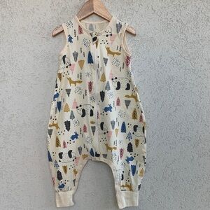 Duomiaomiao whimsical fun forest jungle animal print Baby sleep sack